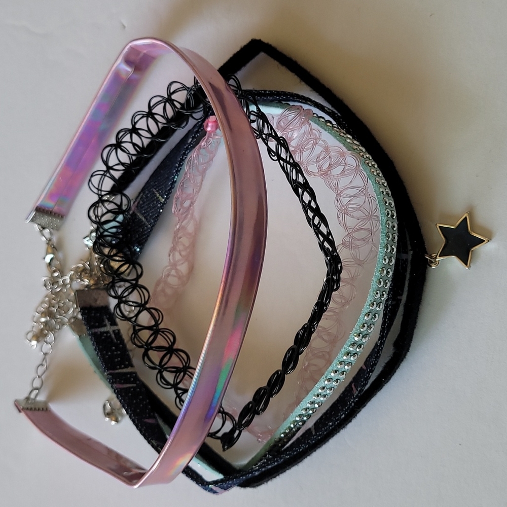 Choker neckalce lot of 6